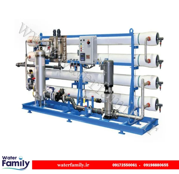 دستگاه تصفیه آب صنعتی ۳۰۰ متر مکعبی استاندارد